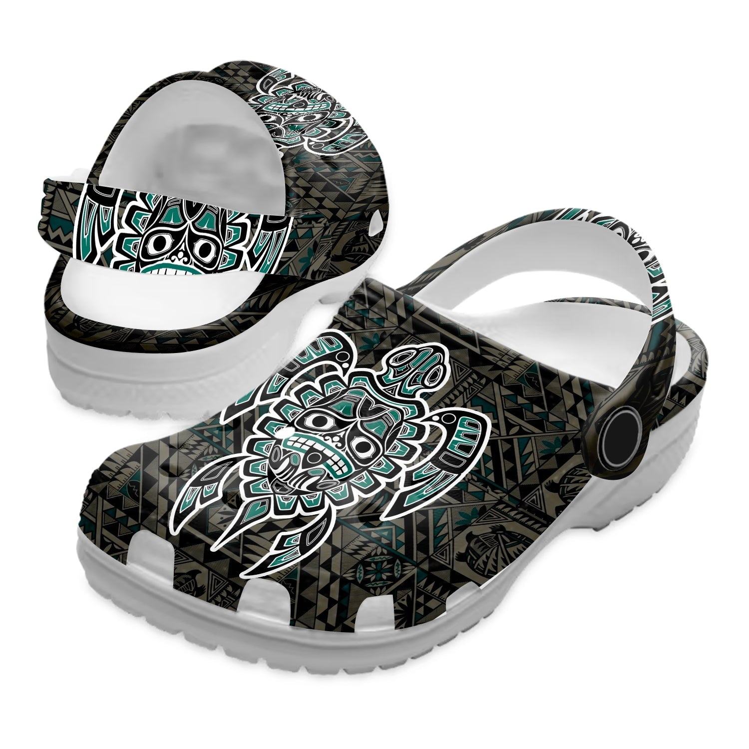 Footwearmerch Native American Crocs Clog Shoes For Kid and Adult