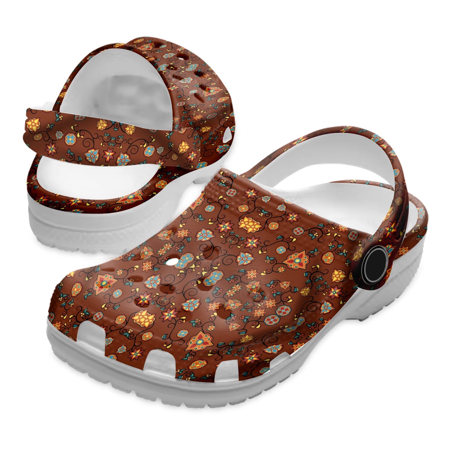 Footwearmerch Native American Crocs Clog Shoes For Kid and Adult