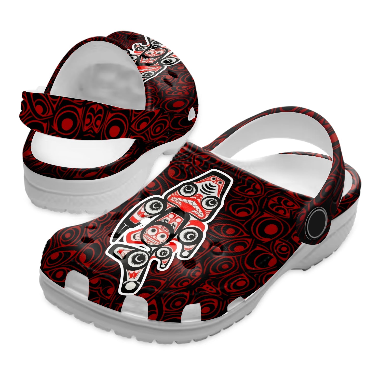 Footwearmerch Native American Crocs Clog Shoes For Kid and Adult