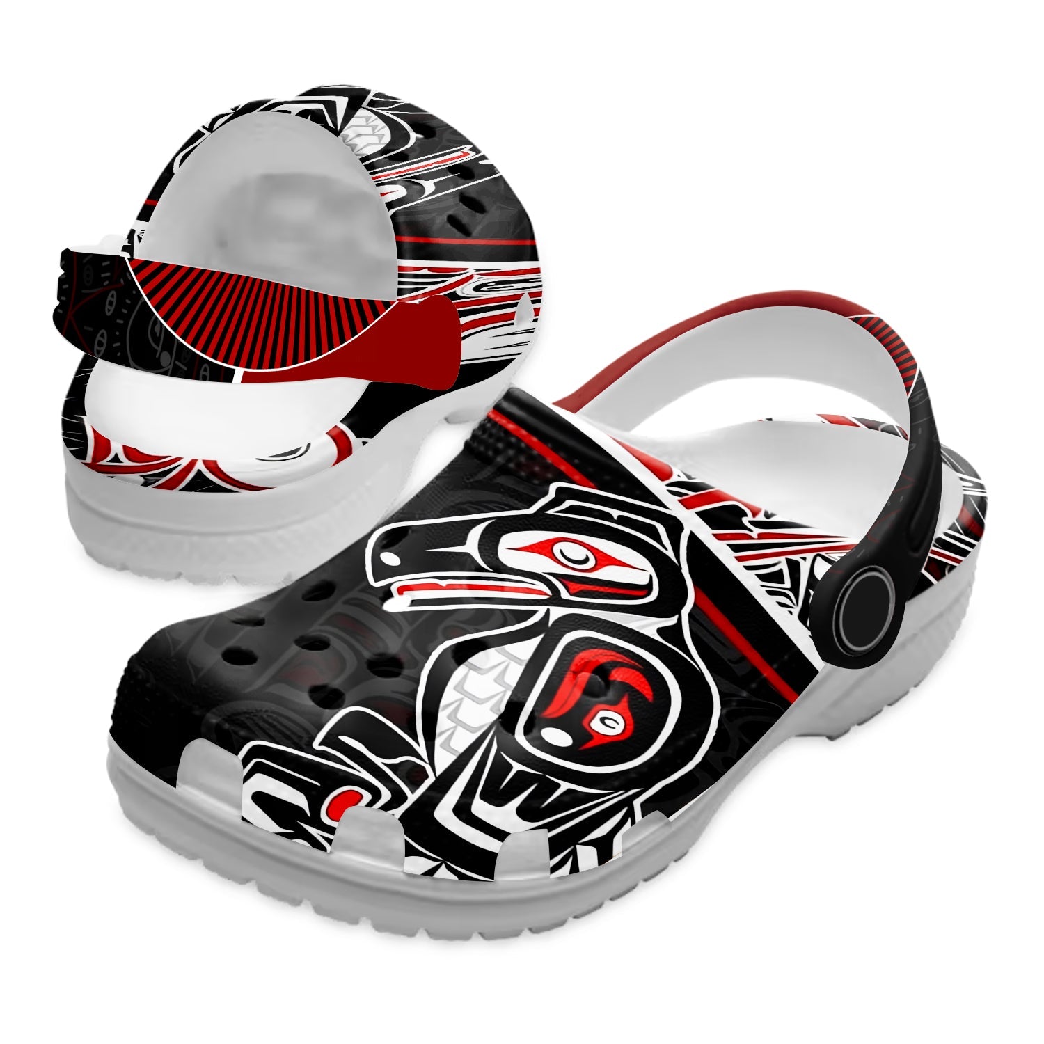 Footwearmerch Native American Crocs Clog Shoes For Kid and Adult