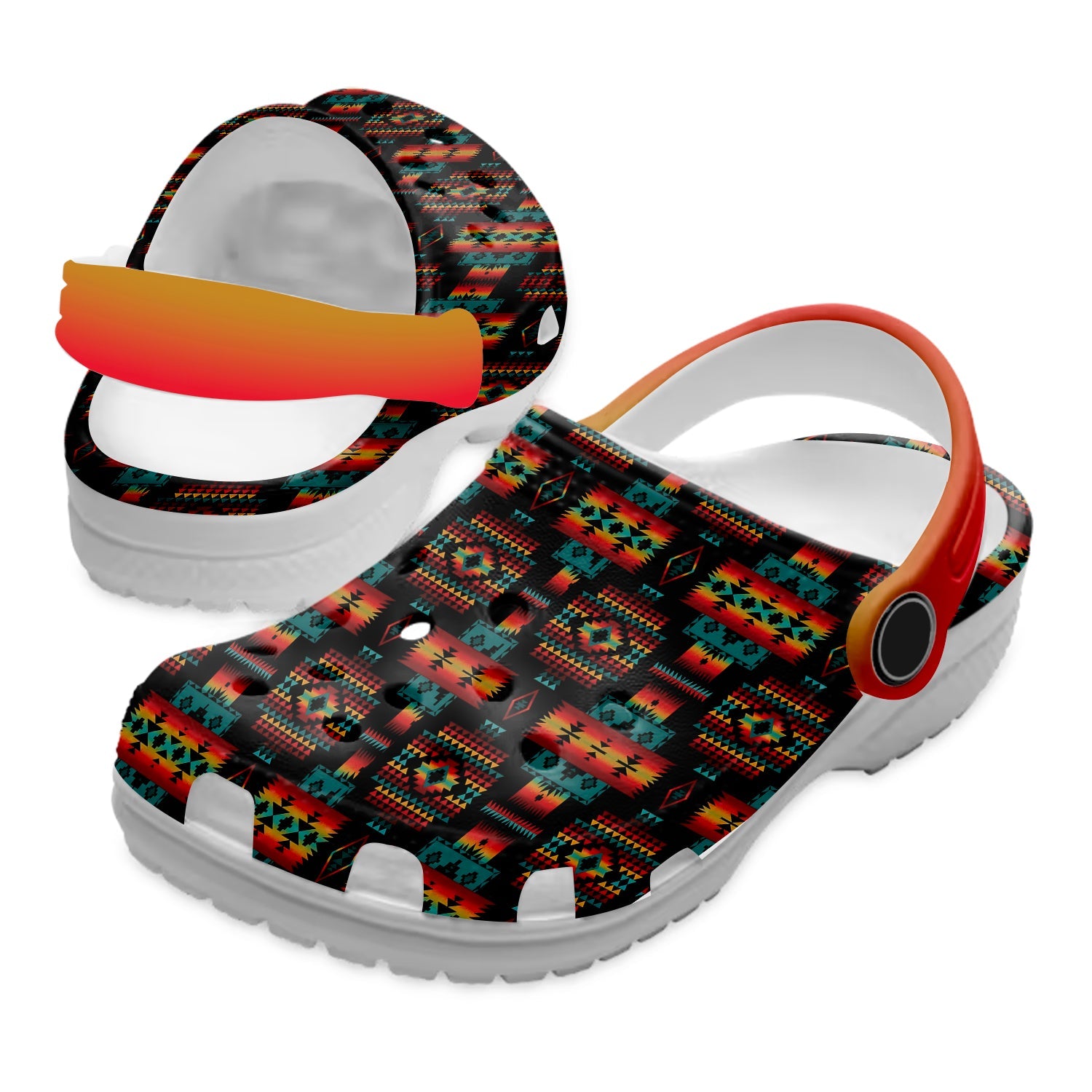 Footwearmerch Native American Crocs Clog Shoes For Kid and Adult