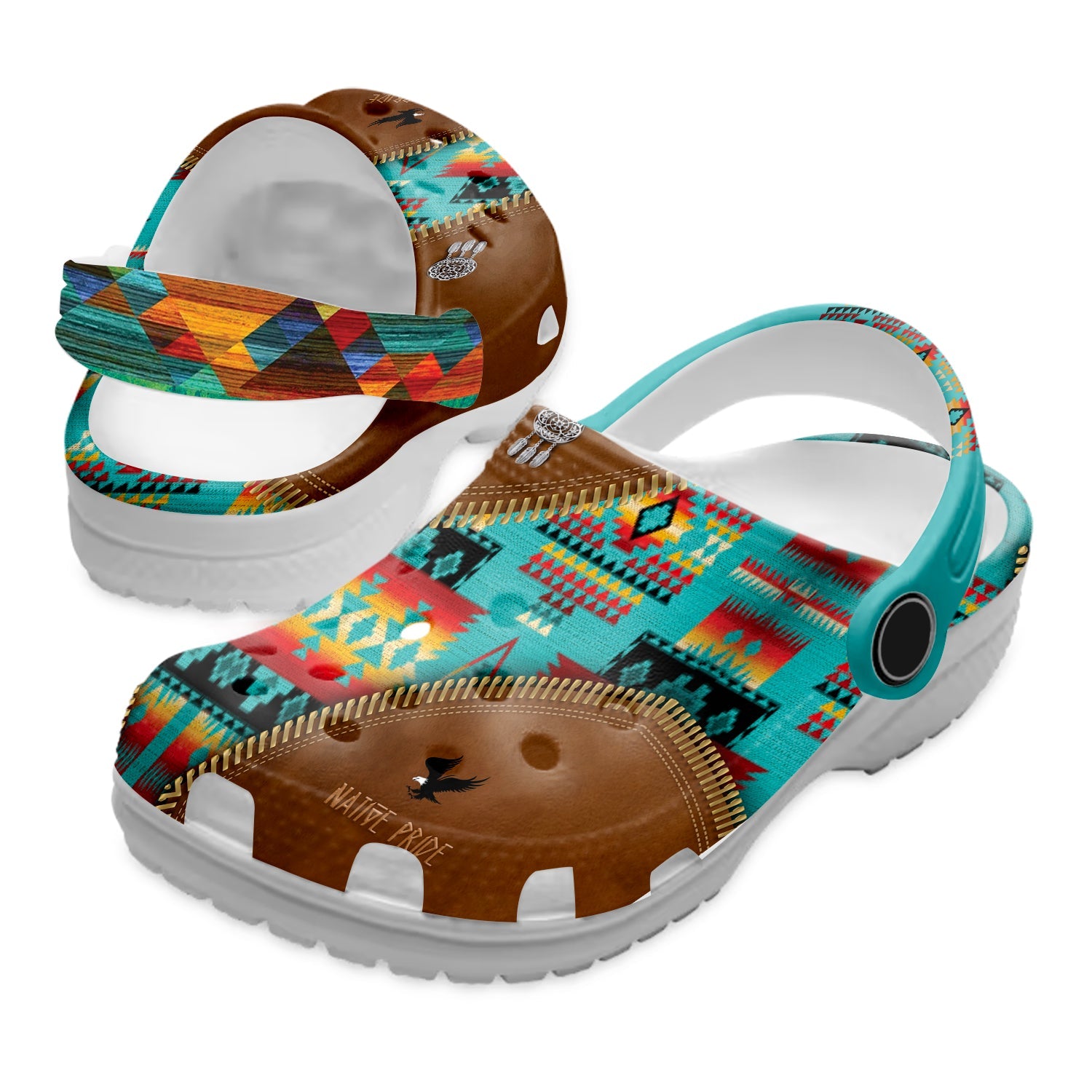 Footwearmerch Native American Crocs Clog Shoes For Kid and Adult