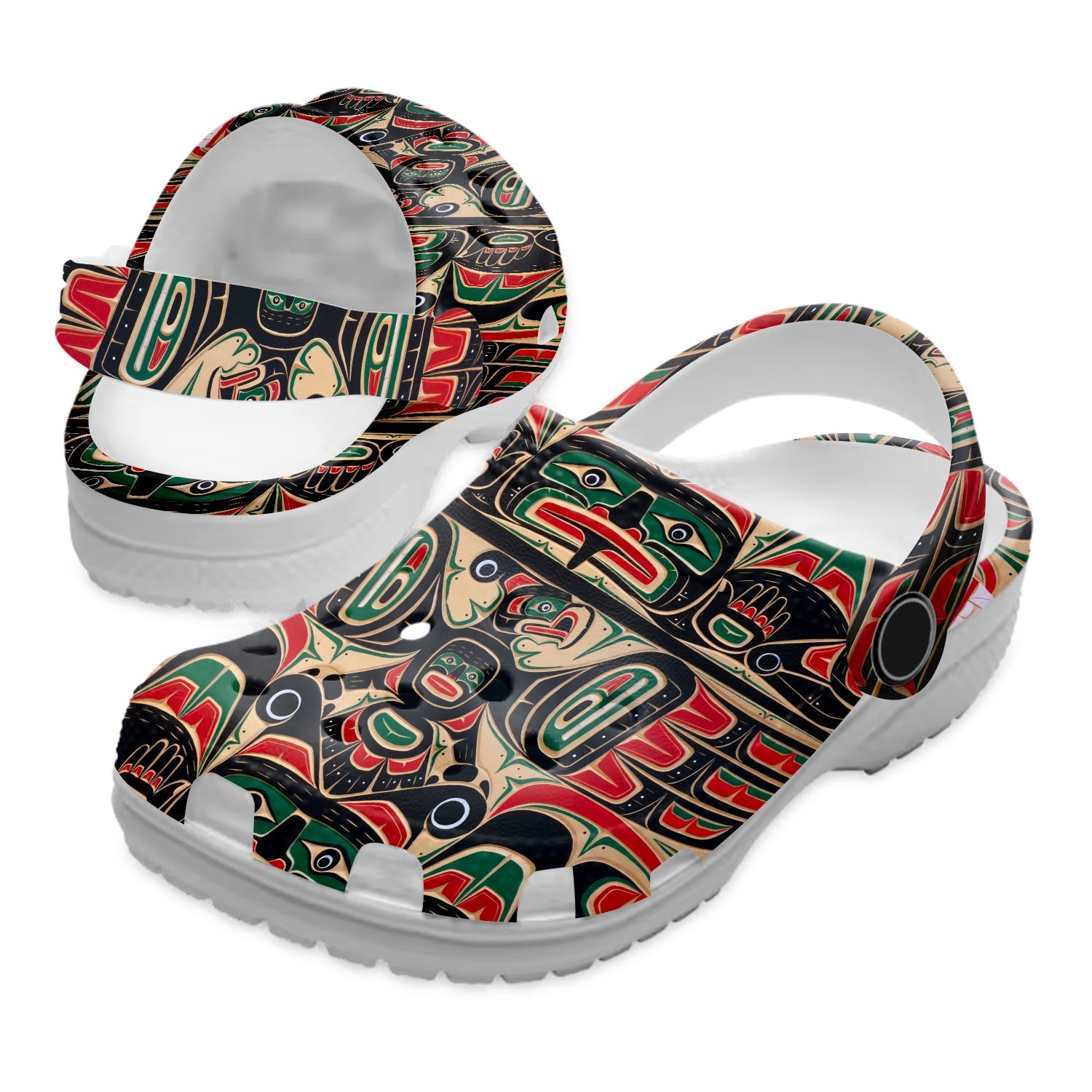 Footwearmerch Native American Crocs Clog Shoes For Kid and Adult