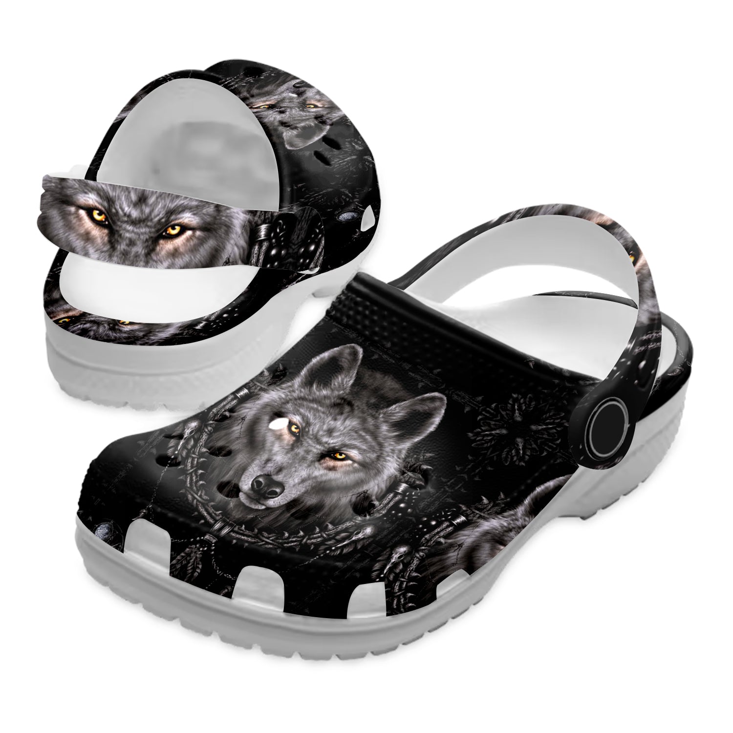 Footwearmerch Native American Native Pattern Crocs Clog Shoes For Kid and Adult