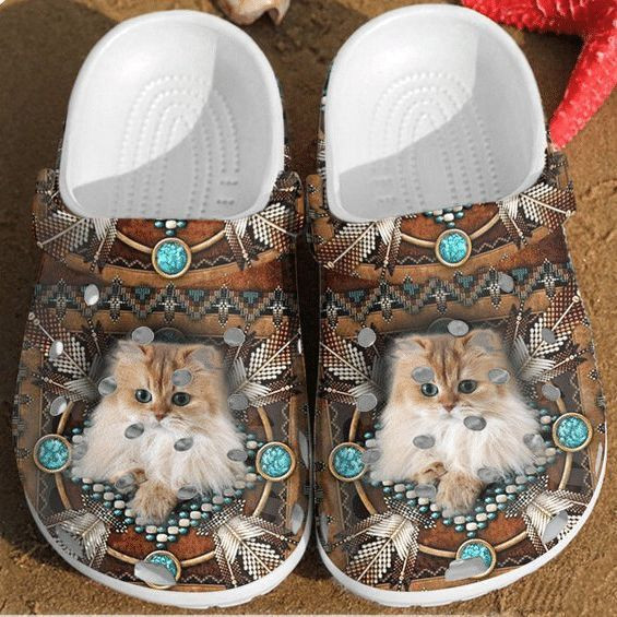 Footwearmerch Native Cat Long Hair Rubber clog Shoes Comfy Footwear