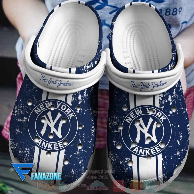 Footwearmerch New York Yankees MLB Sport Crocs Clogs Crocband Shoes Comfortable For Men Women and Kids