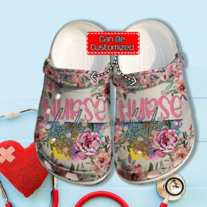 Footwearmerch Nurse Life Flower Women Shoes Gift Step Mom