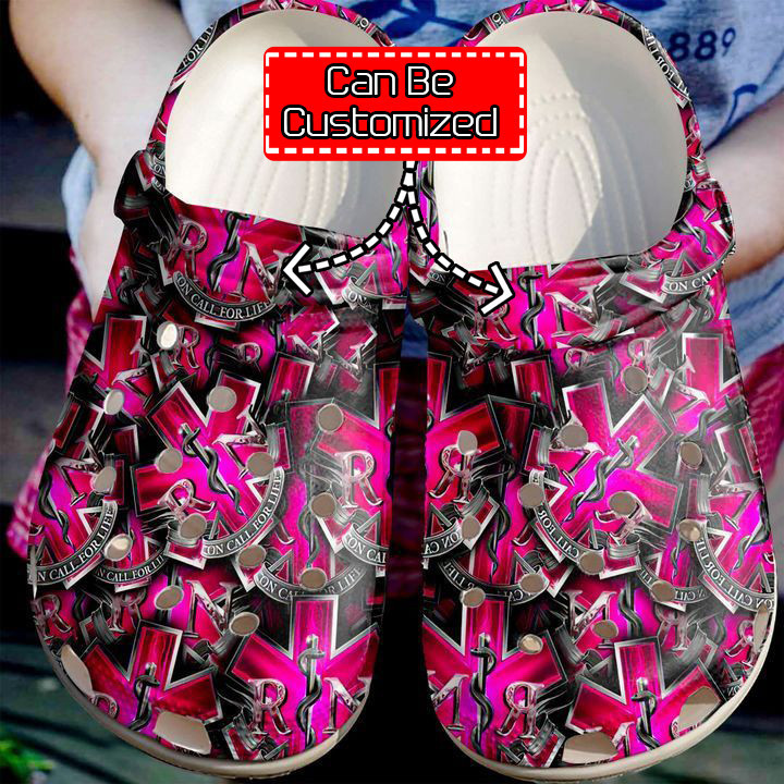 Footwearmerch Nurse - Nurse Star Of Life clog Shoes For Men And Women