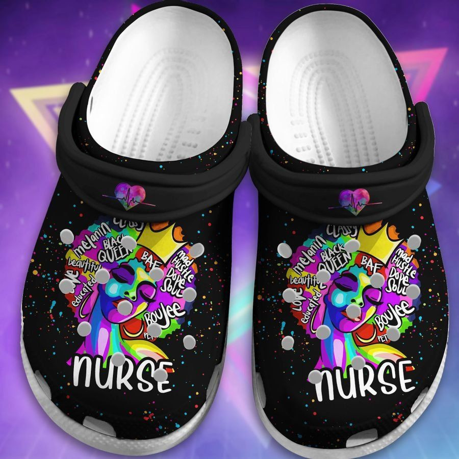 Footwearmerch Nurse - Personalized Nurse Beauty Education Clog Shoes For Men And Women