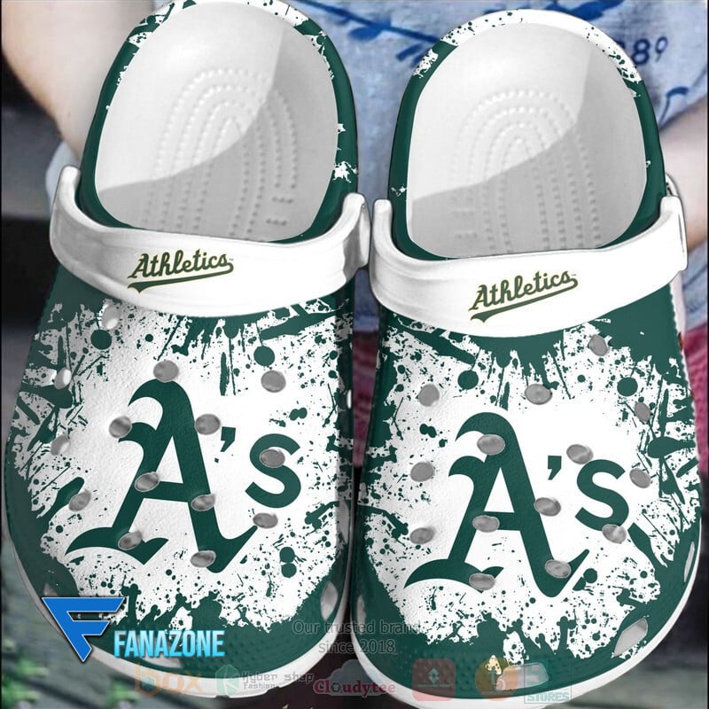 Footwearmerch Oakland Athletics MLB Sport Crocs Clogs Crocband Shoes Comfortable For Men Women and Kids