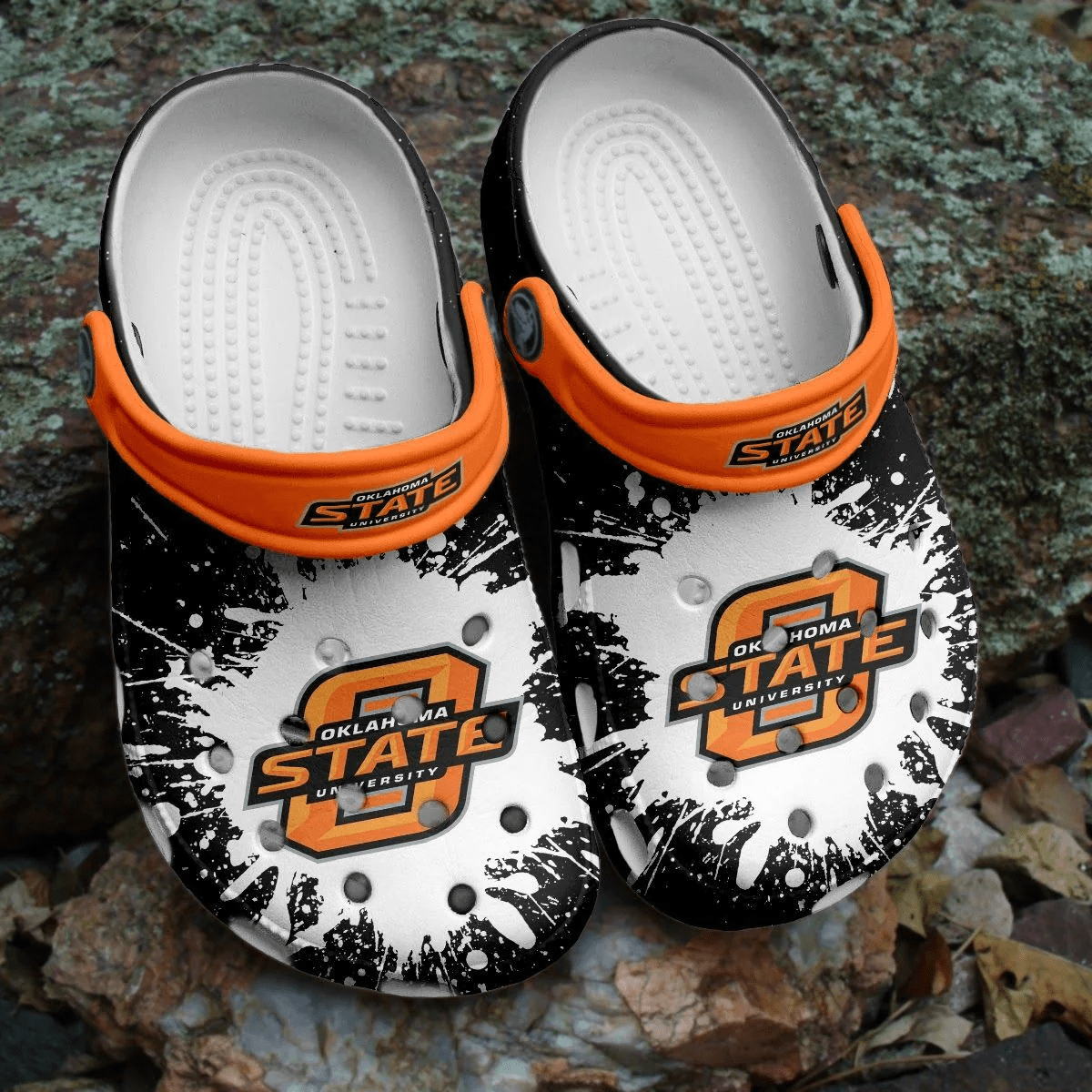 Footwearmerch Oklahoma State University NCAA Crocs Clogs Comfortable Crocband Shoes For Men Women