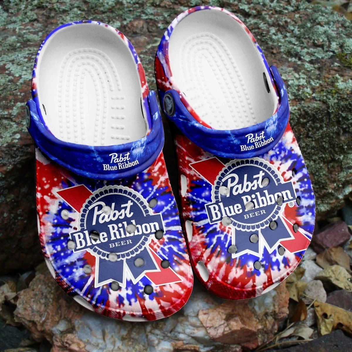 Footwearmerch Pabst Blue Ribbon Beer Crocband Crocs Clogs Comfortable Shoes For Men Women