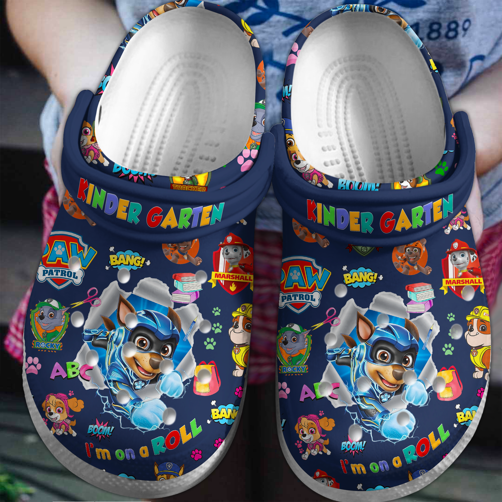 Footwearmerch PAW Patrol Cartoon Crocs Crocband Clogs Shoes Comfortable For Men Women and Kids