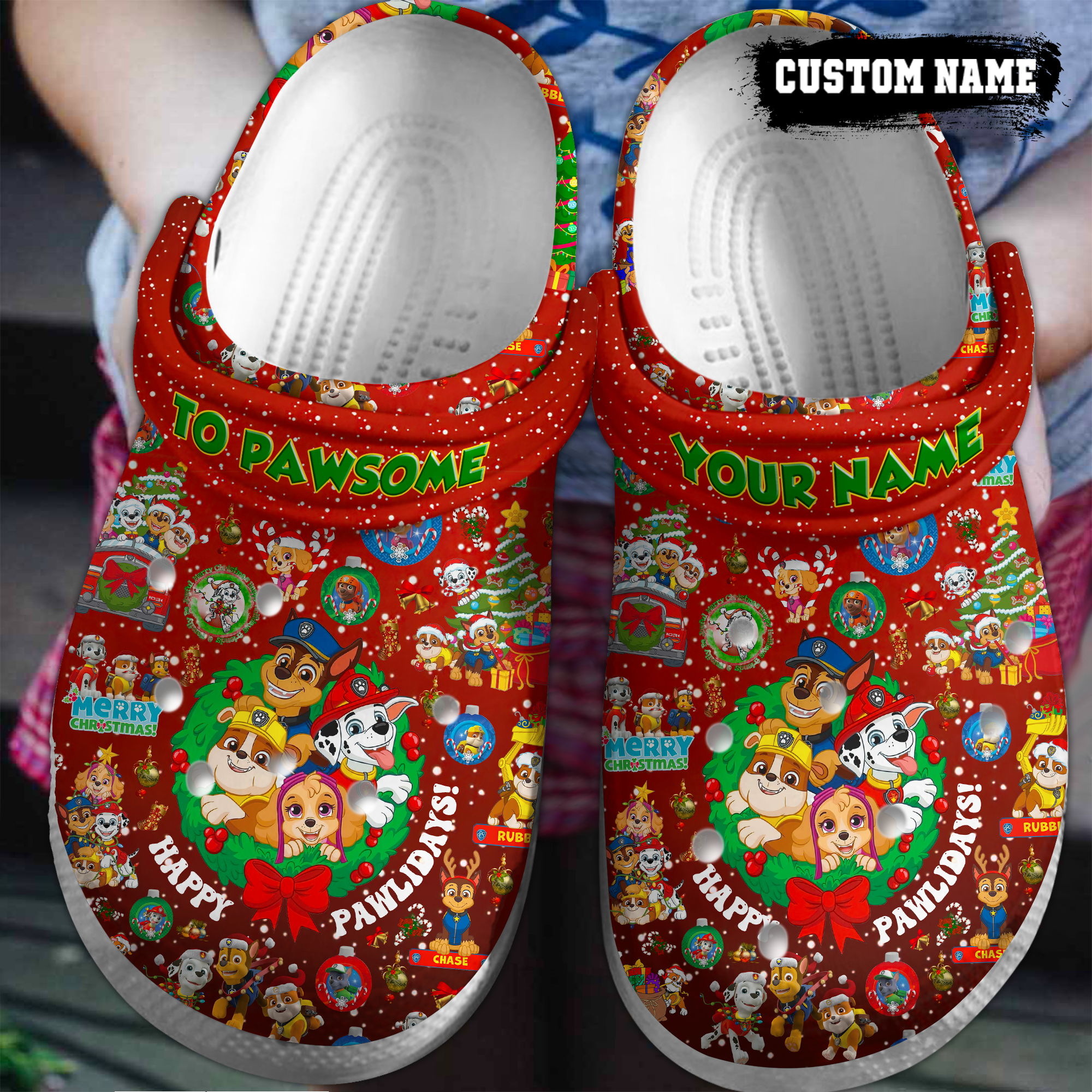 Footwearmerch PAW Patrol Movie Crocs Crocband Clogs Shoes Comfortable For Men Women and Kids