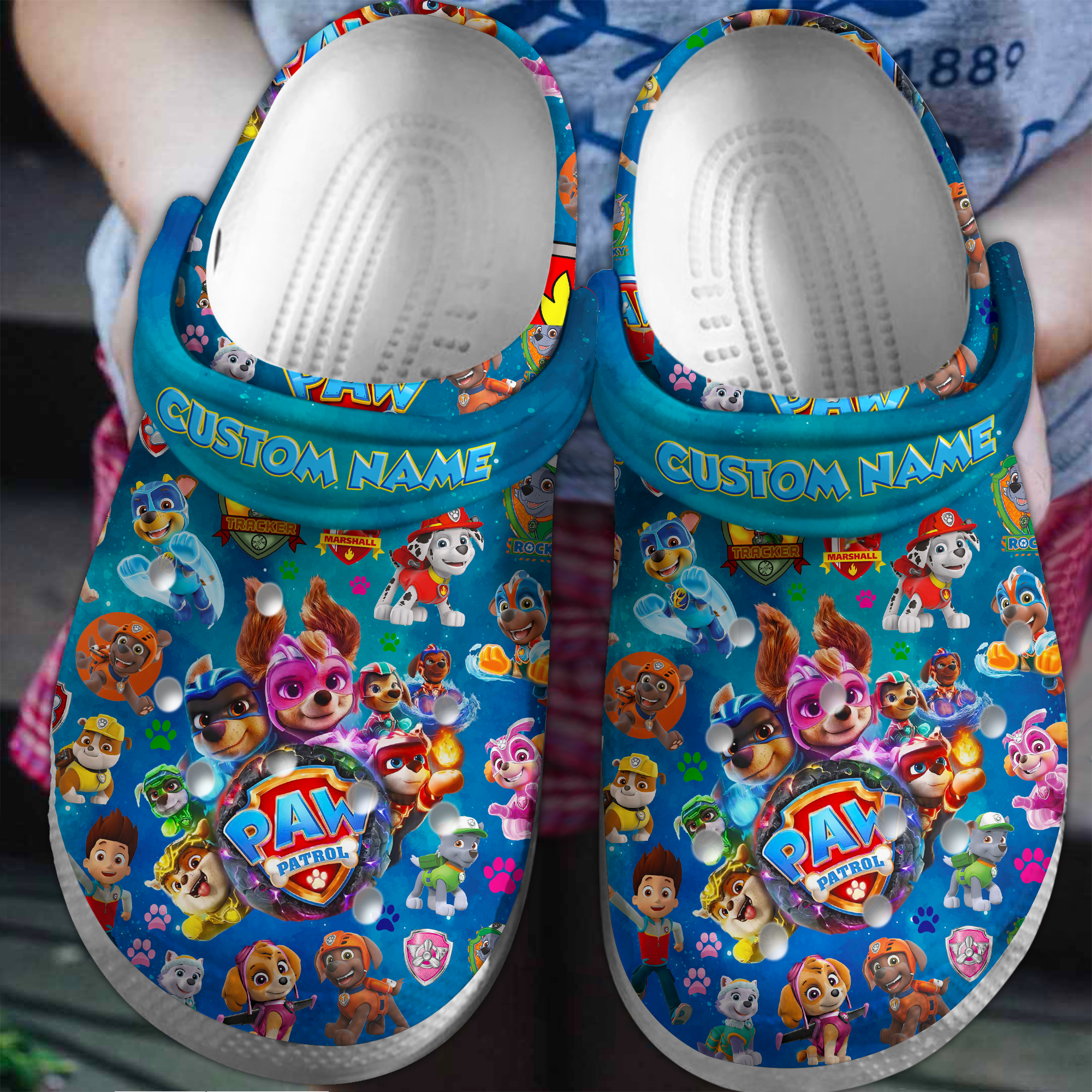 Footwearmerch PAW Patrol Movie Crocs Crocband Clogs Shoes Comfortable For Men Women and Kids
