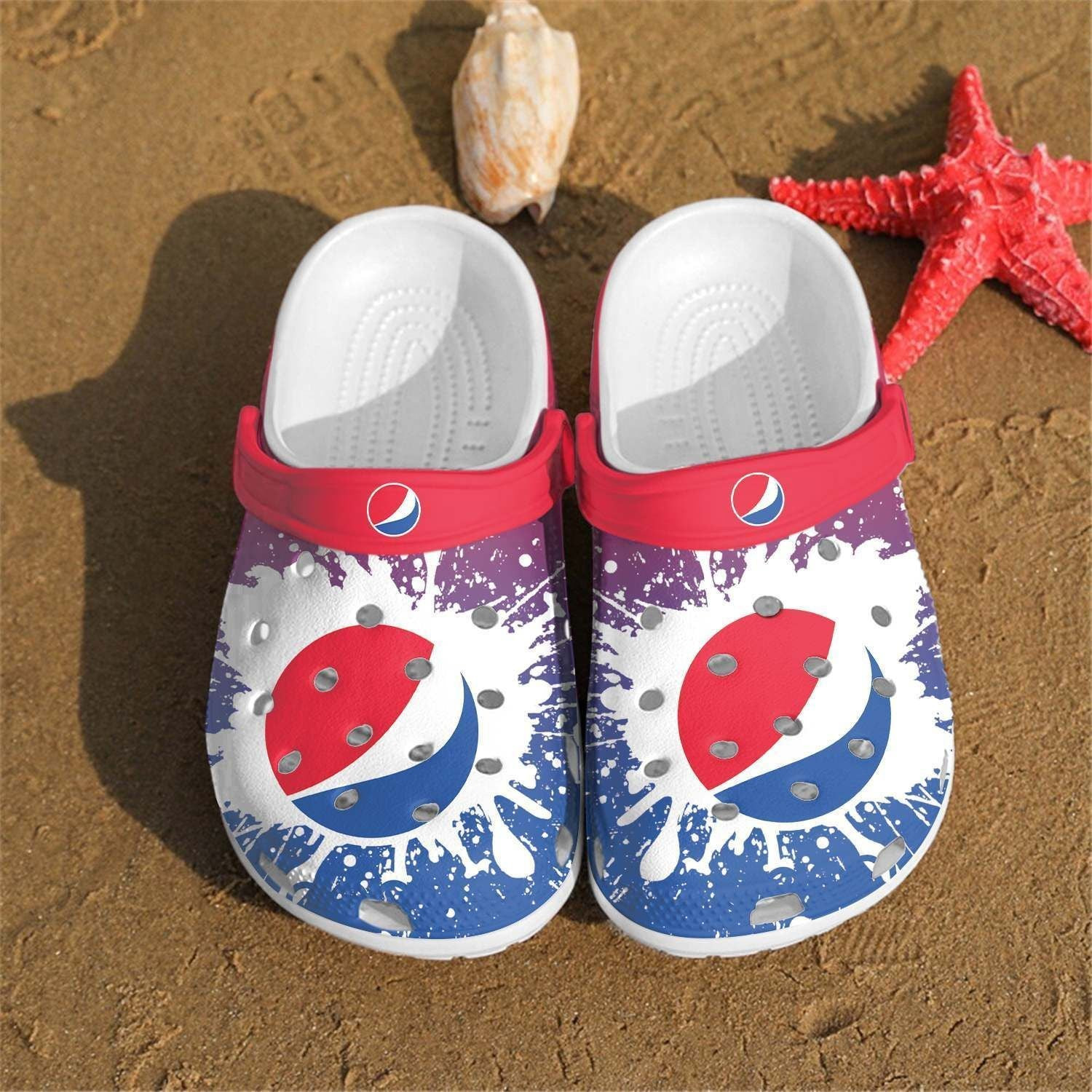 Footwearmerch Pepsi Crocs Crocband Shoes Clogs Comfortable For Men Women