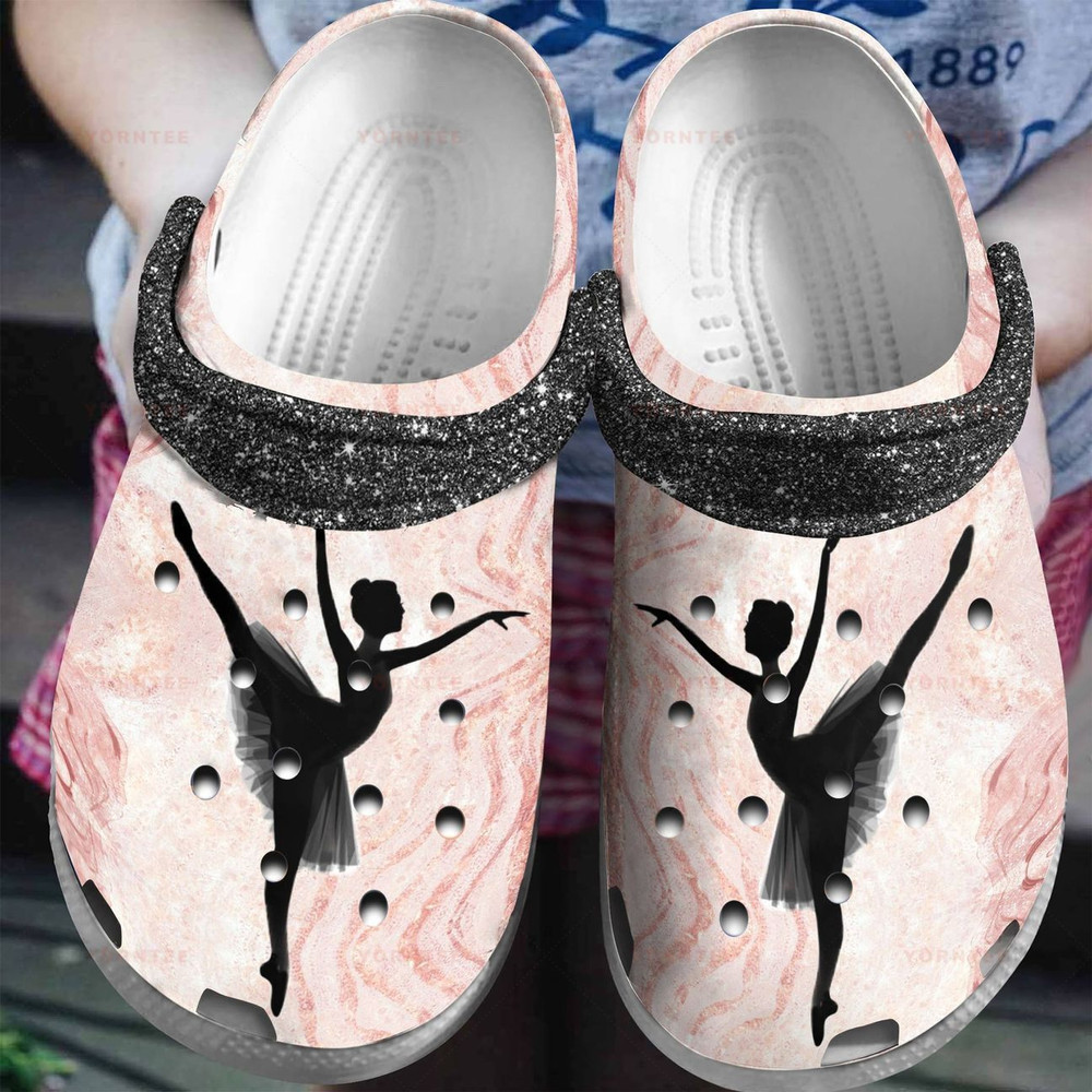 Footwearmerch Personalized Ballet Dance 5 Gift For Lover Rubber clog Shoes Comfy Footwear