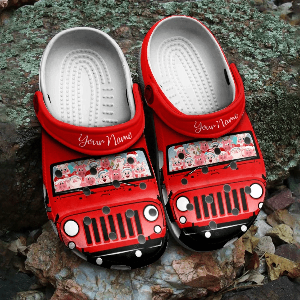 Footwearmerch Personalized Jeep Crocs Clogs Comfortable Crocband Shoes For Men Women