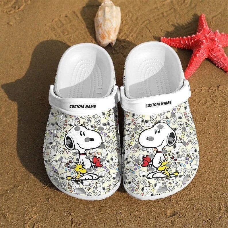 Footwearmerch Personalized Snoopy Comfortable For Mens And Womens Classic Water Clog Shoes