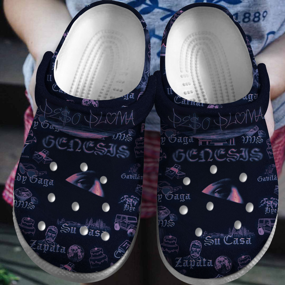 Footwearmerch Peso Pluma Music Crocs Crocband Clogs Shoes Comfortable For Men Women and Kids