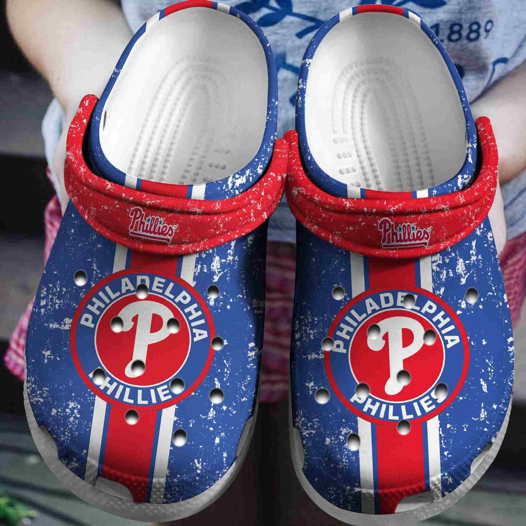 Footwearmerch Phillies Crocs Shoes Crocband Comfortable Clogs For Men Women