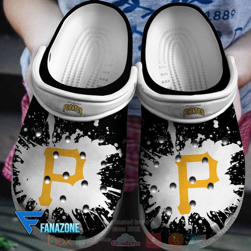Footwearmerch Pittsburgh Pirates MLB Sport Crocs Clogs Crocband Shoes Comfortable For Men Women and Kids