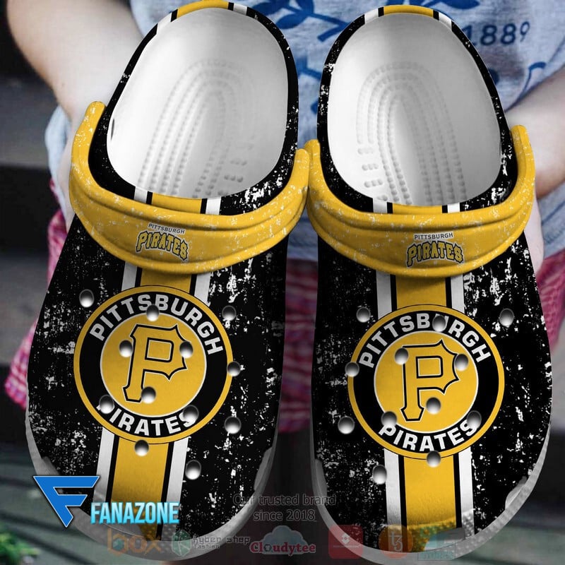 Footwearmerch Pittsburgh Pirates MLB Sport Crocs Clogs Crocband Shoes Comfortable For Men Women and Kids