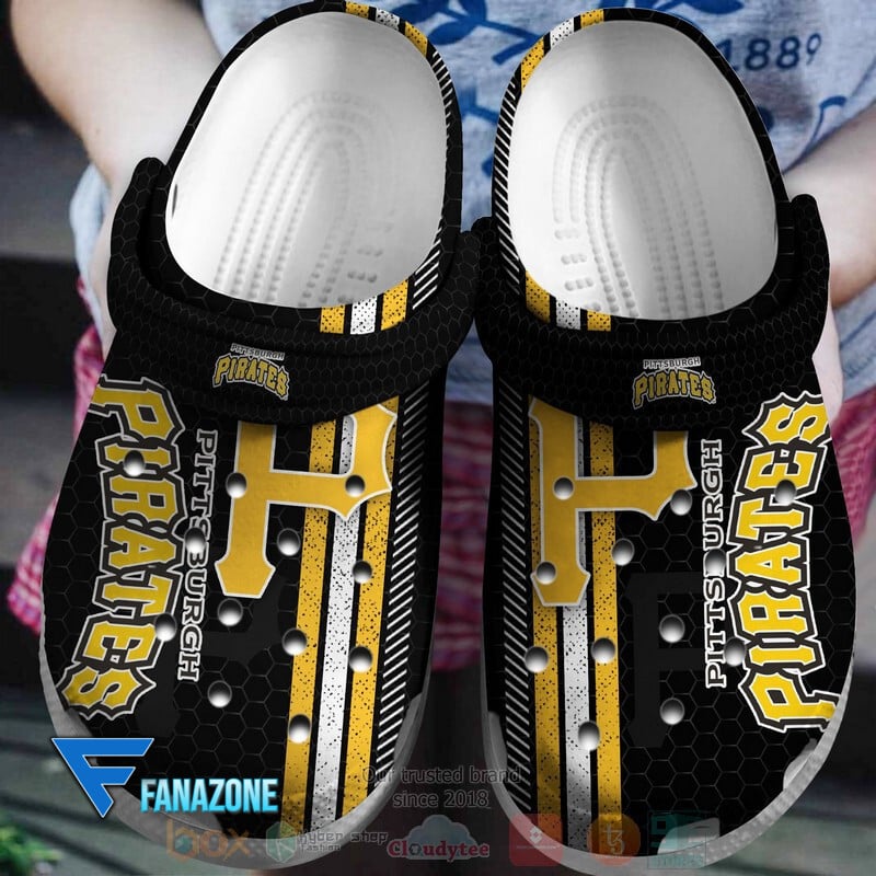 Footwearmerch Pittsburgh Pirates MLB Sport Crocs Clogs Crocband Shoes Comfortable For Men Women and Kids