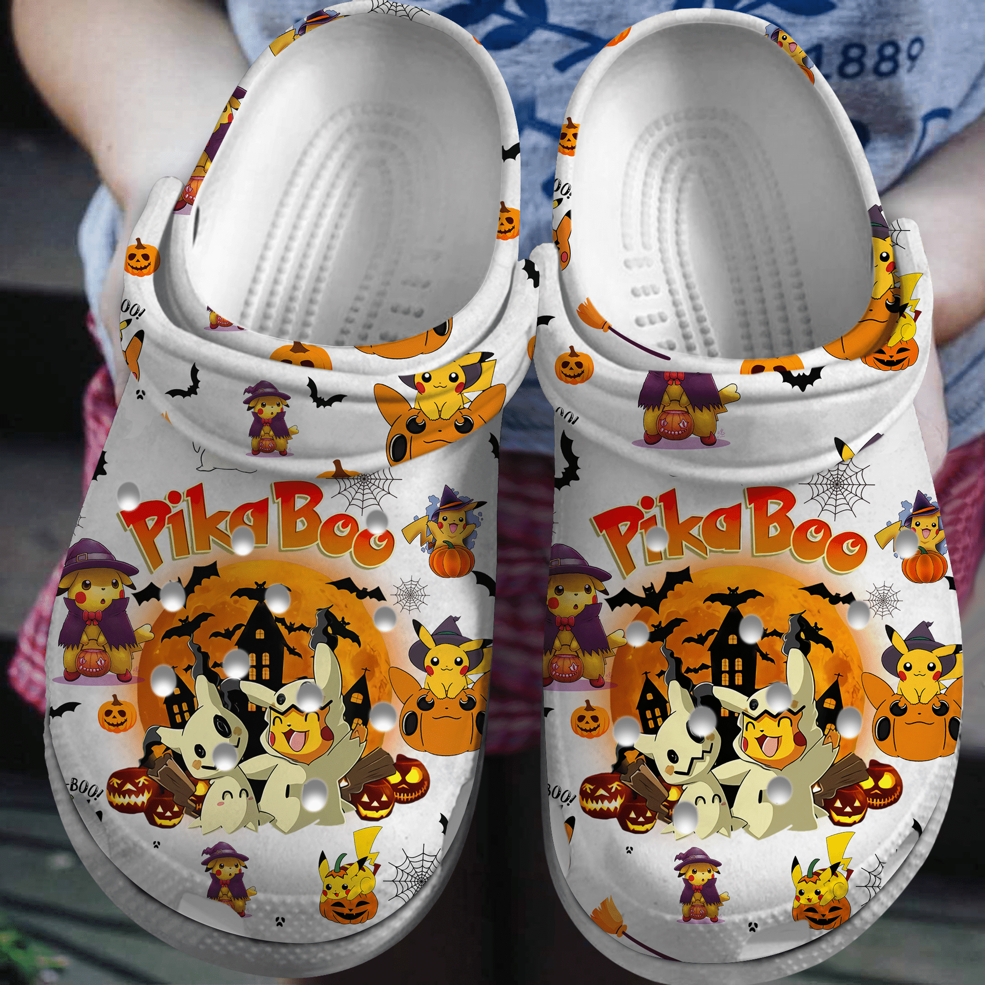 Footwearmerch Pokemon Cartoon Crocs Crocband Clogs Shoes Comfortable For Men Women and Kids