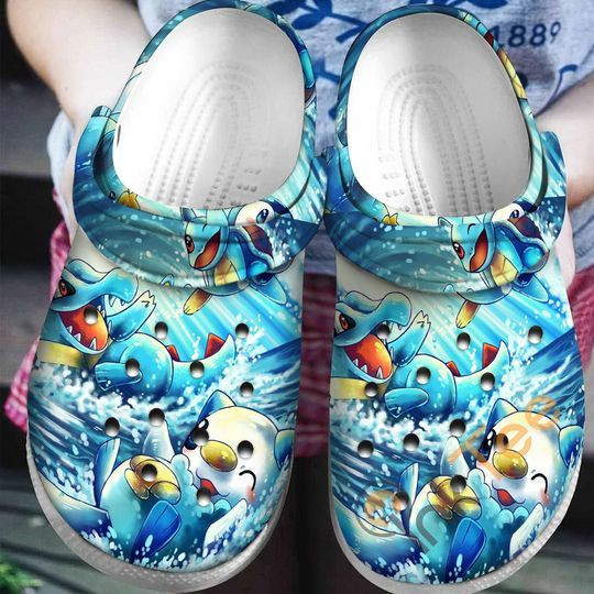 Footwearmerch Pokemon Water Crocs Crocband Shoes Clogs Custom Name For Men Women and Kids