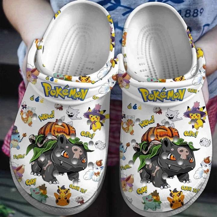 Footwearmerch Pokémon Unisex Clogs Shoes Comfortable Crocband For Men Women