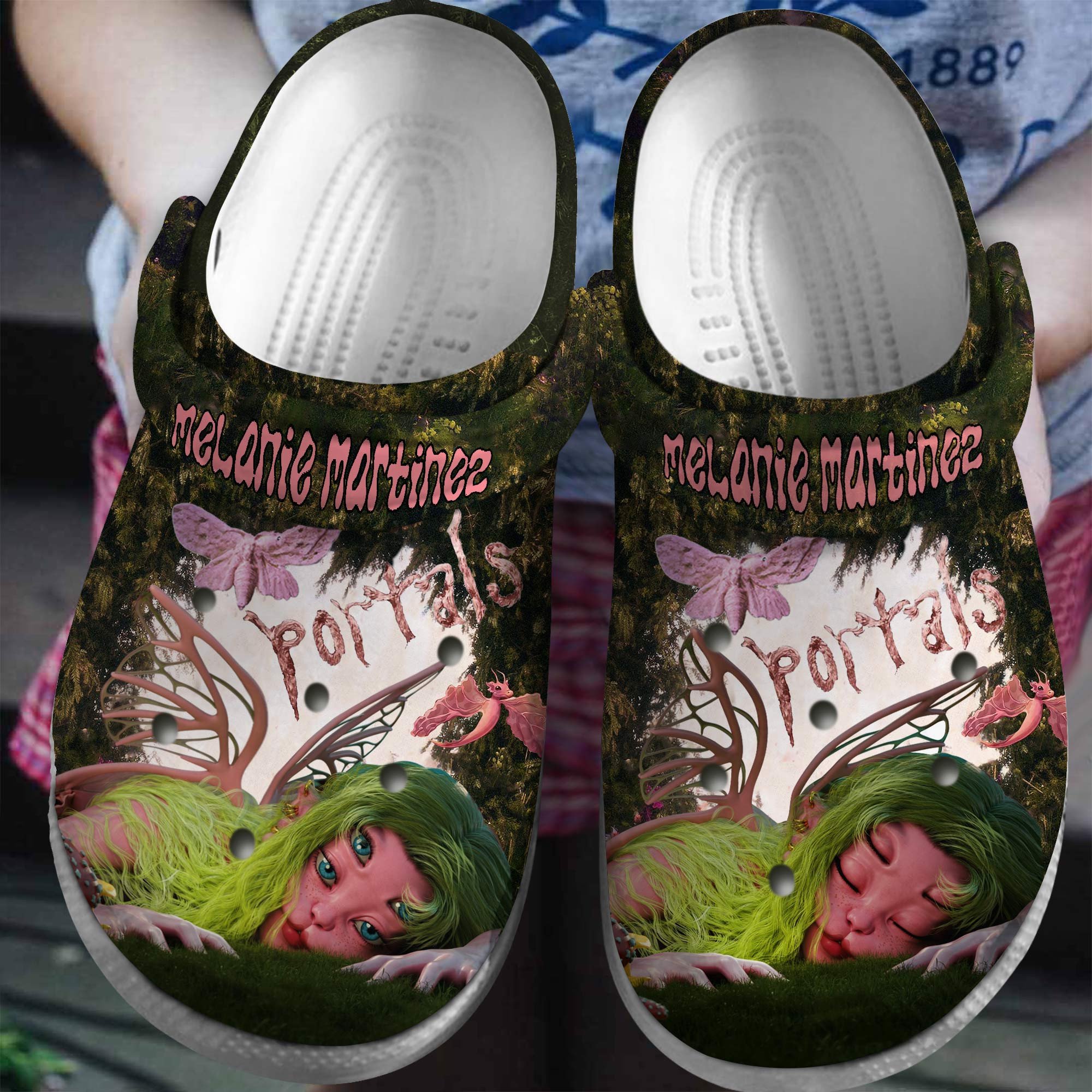 Footwearmerch Portals Melanie Martinez Singer Music Crocs Crocband Clogs Shoes Comfortable For Men Women and Kids