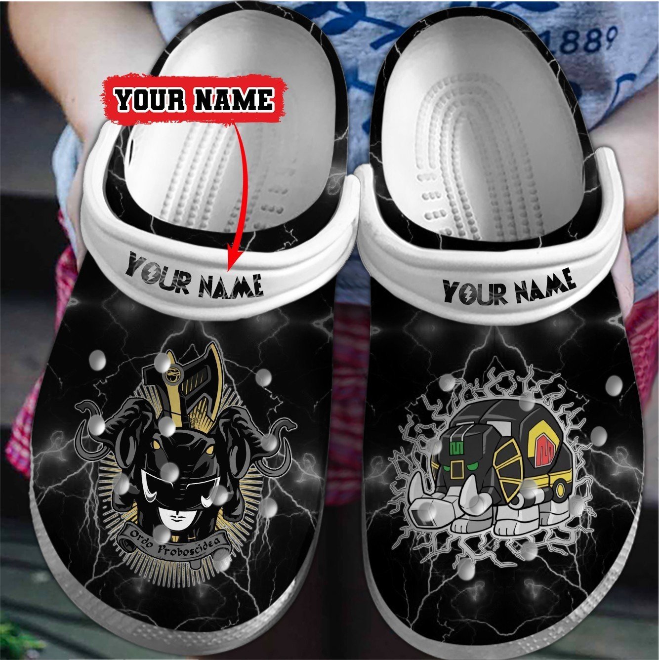 Footwearmerch Power Rangers Movie Crocs Crocband Clogs Shoes Comfortable For Men Women and Kids