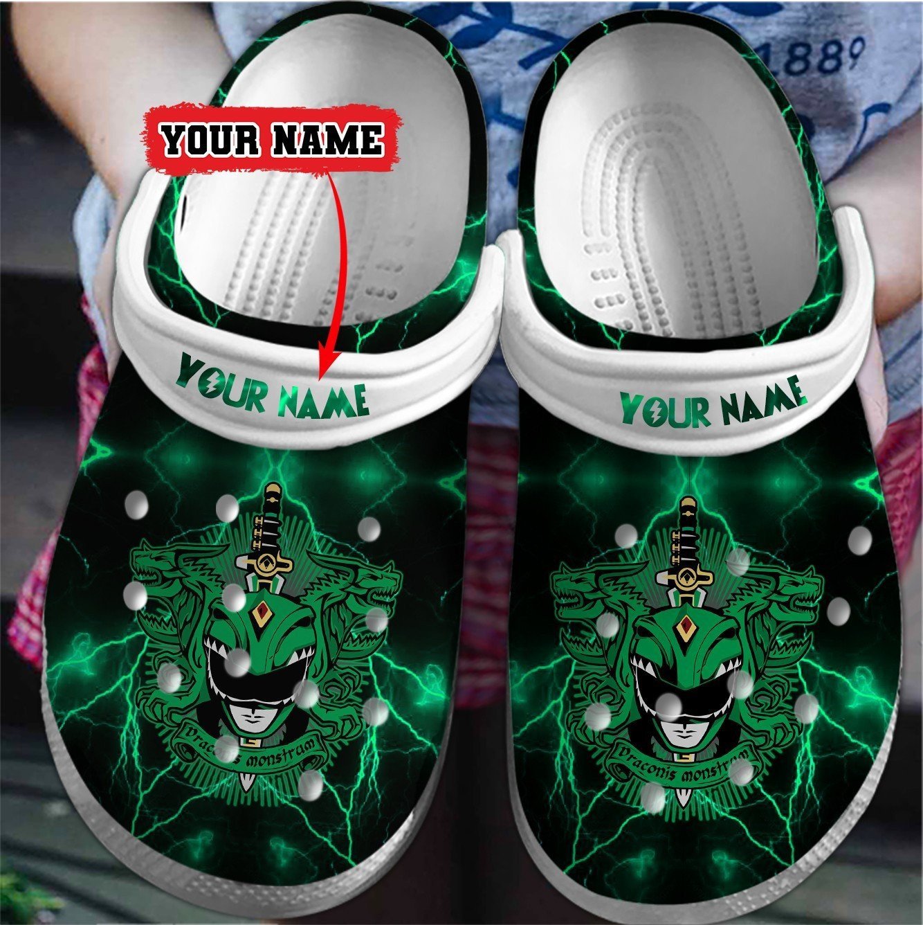Footwearmerch Power Rangers Movie Crocs Crocband Clogs Shoes Comfortable For Men Women and Kids