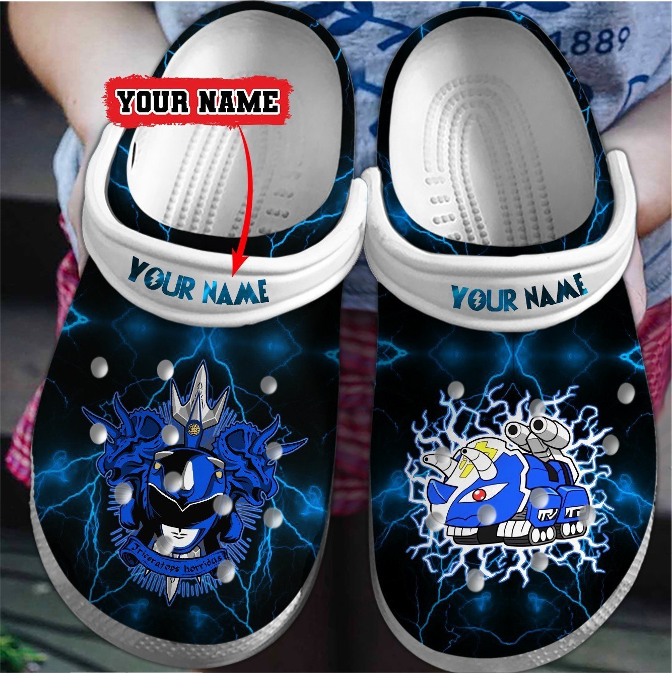 Footwearmerch Power Rangers Movie Crocs Crocband Clogs Shoes Comfortable For Men Women and Kids