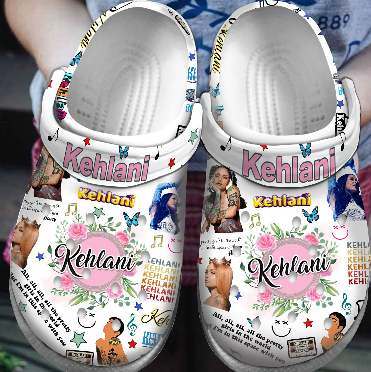 Footwearmerch Premium Kehlani Music Crocs Crocband Clogs Shoes For Men Women and Kids