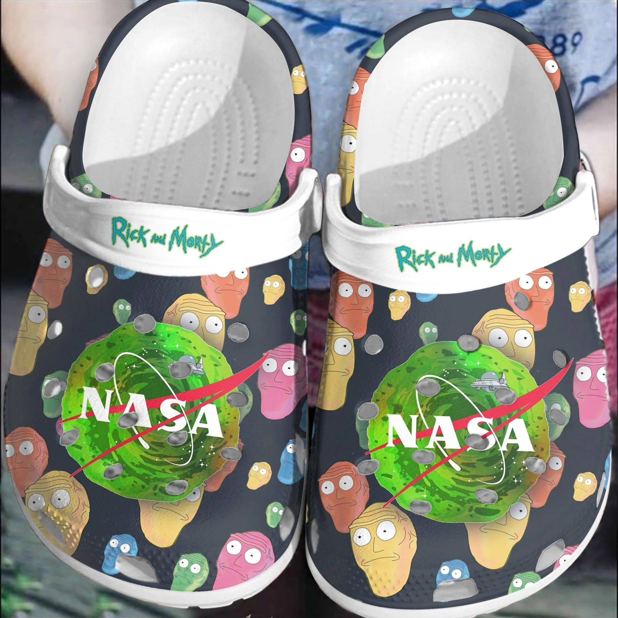 Footwearmerch Rick And Morty Comic Crocs Clogs Comfortable Crocband Shoes For Men Women