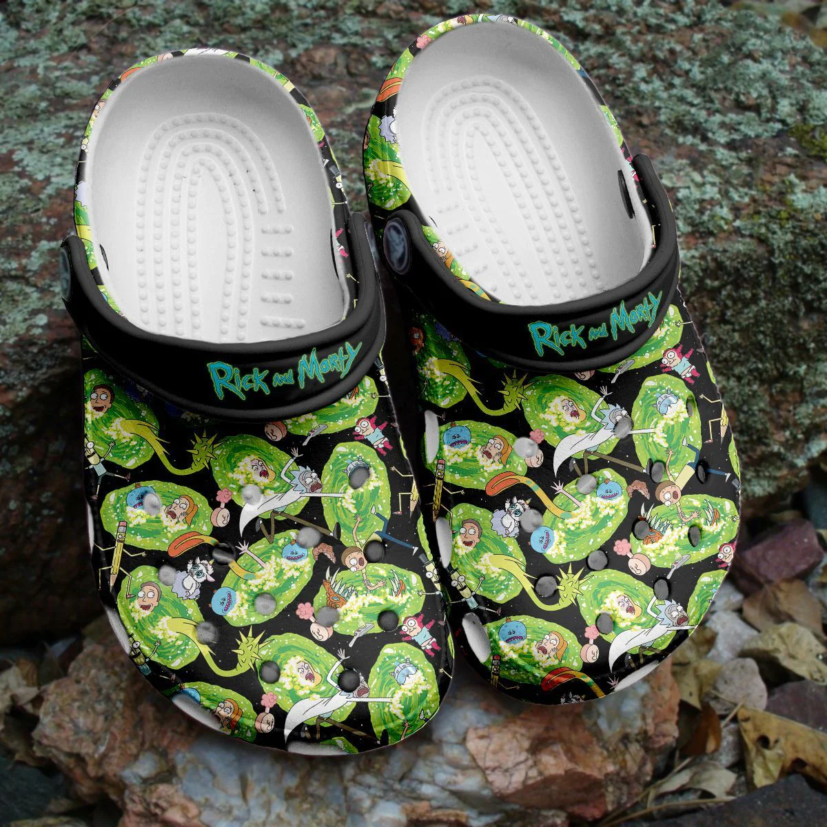 Footwearmerch Rick And Morty Comic Crocs Crocband Clogs Shoes Comfortable For Men Women