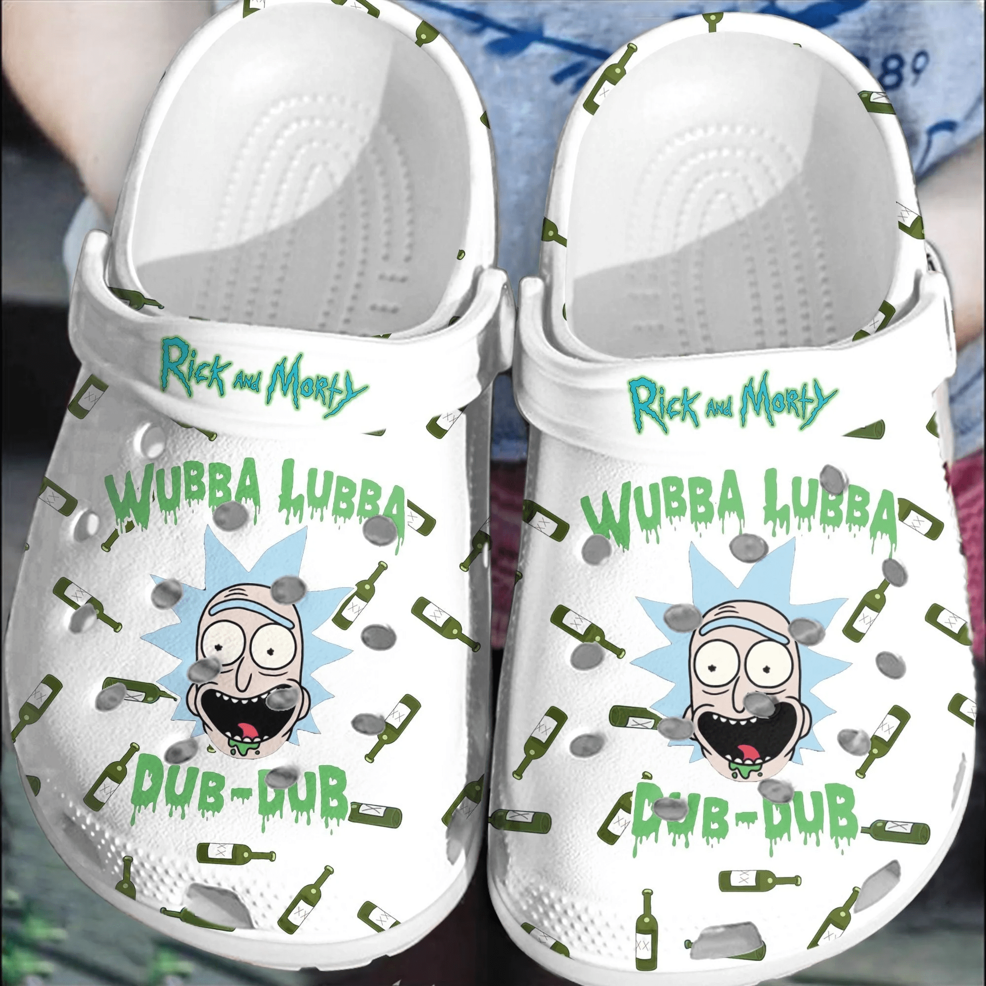 Footwearmerch Rick And Morty Comic Crocs Crocband Shoes Comfortable Clogs For Men Women
