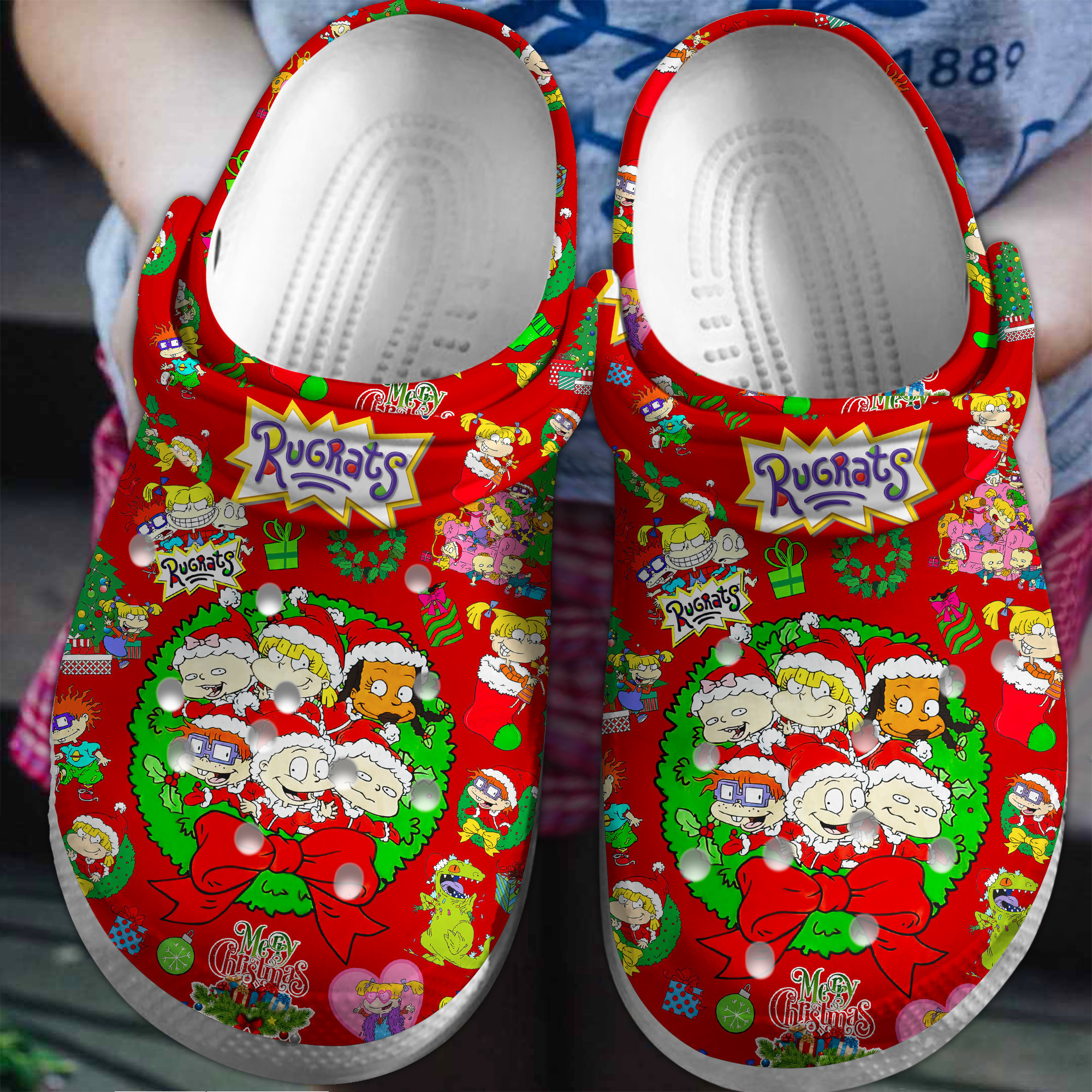 Footwearmerch Rugrats TV Series Crocs Crocband Clogs Shoes Comfortable For Men Women and Kids