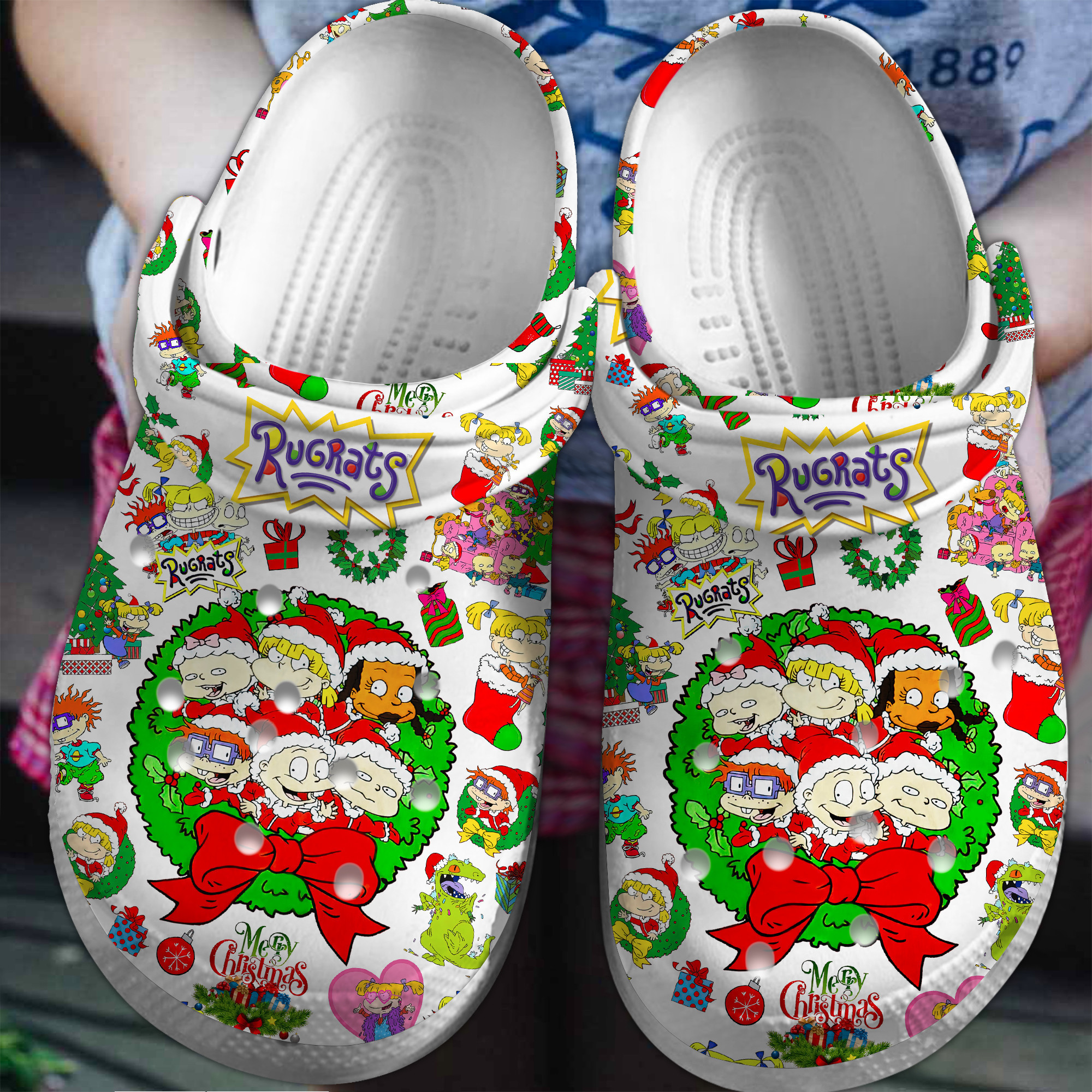 Footwearmerch Rugrats TV Series Crocs Crocband Clogs Shoes Comfortable For Men Women and Kids