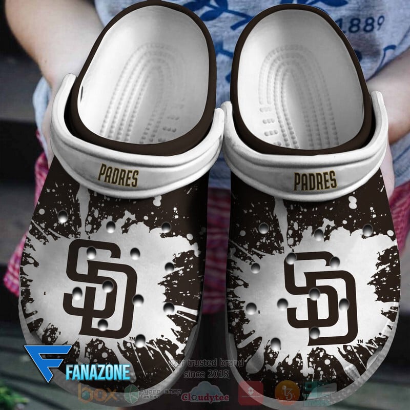 Footwearmerch San Diego Padres MLB Sport Crocs Clogs Crocband Shoes Comfortable For Men Women and Kids
