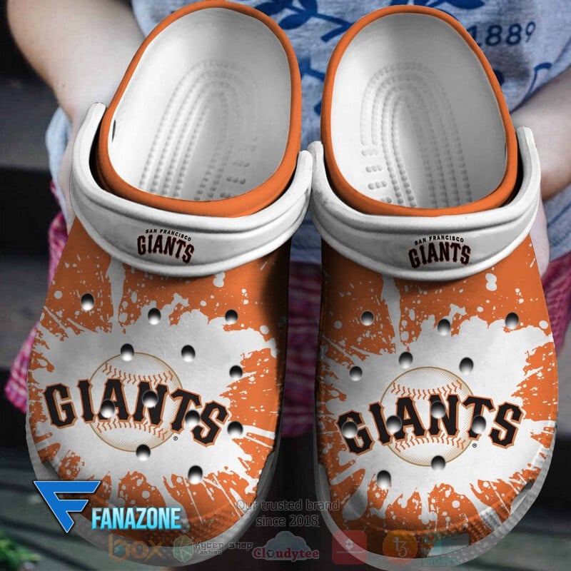 Footwearmerch San Francisco Giants MLB Sport Crocs Clogs Crocband Shoes Comfortable For Men Women and Kids