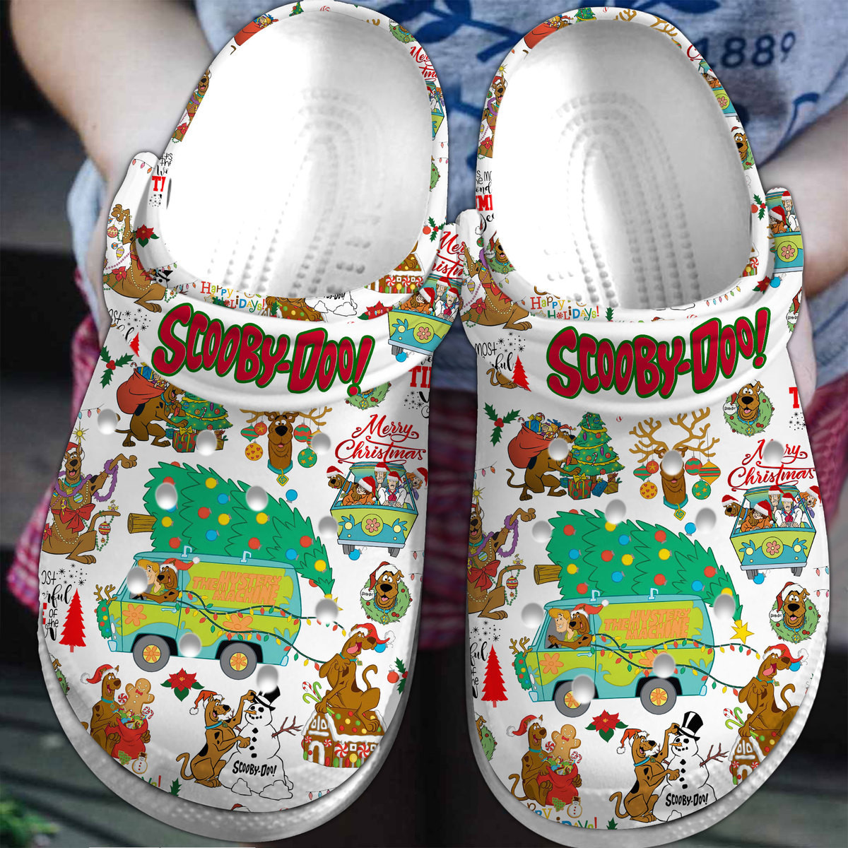 Footwearmerch Scooby Doo Cartoon Crocs Crocband Clogs Shoes Comfortable For Men Women and Kids