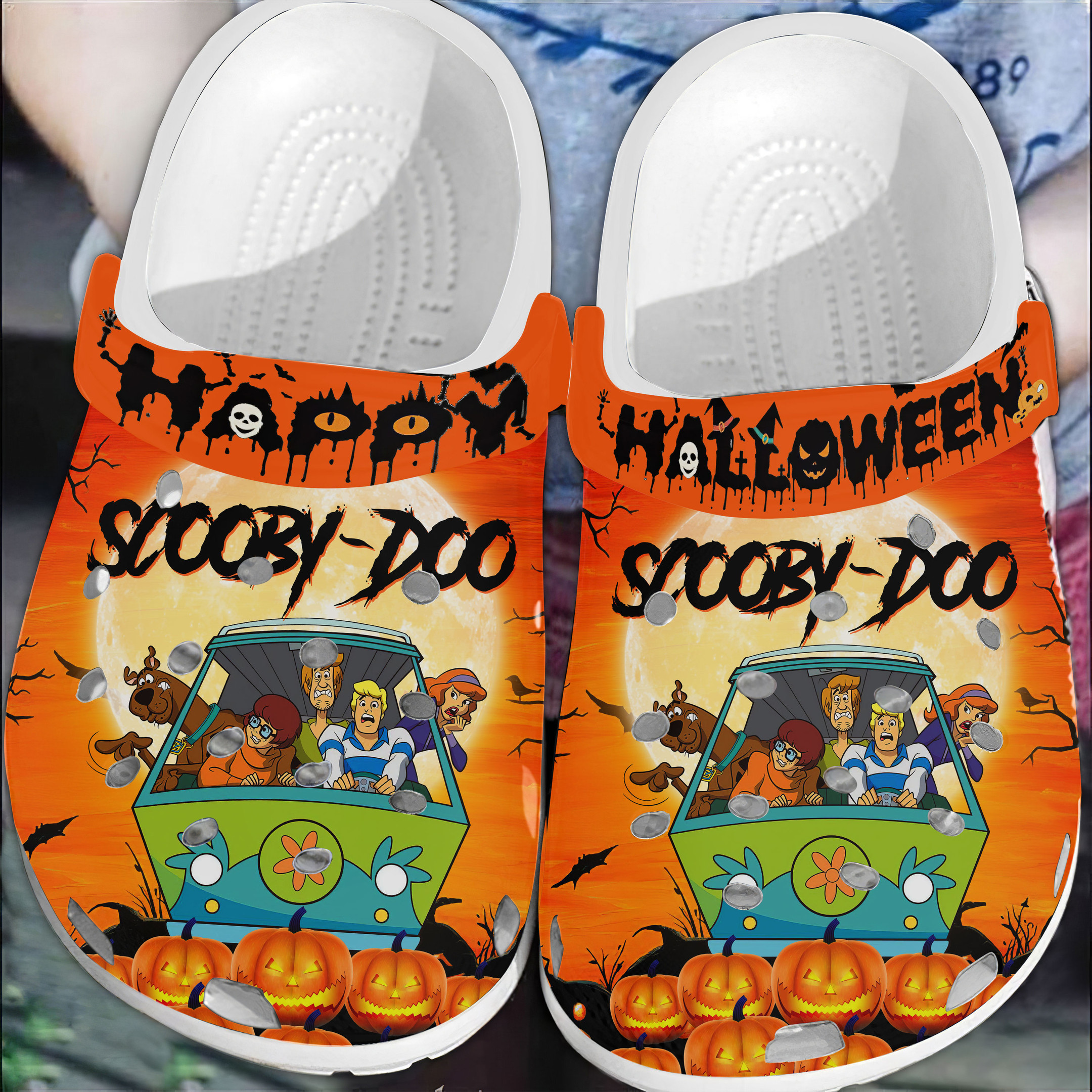 Footwearmerch Scooby Doo Cartoon Crocs Crocband Clogs Shoes Comfortable For Men Women and Kids