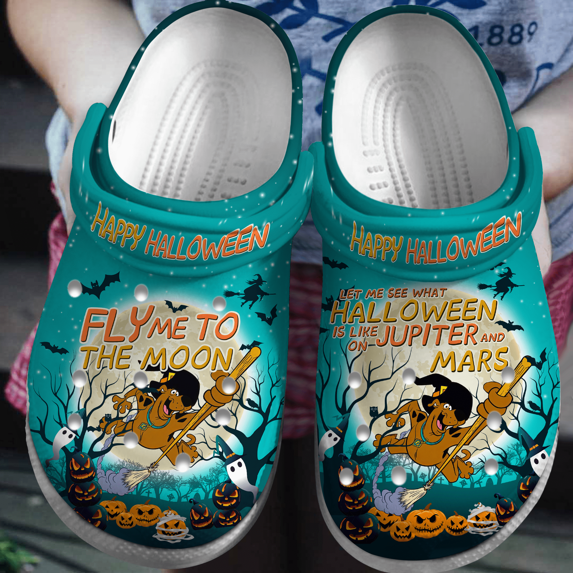Footwearmerch Scooby Doo Cartoon Crocs Crocband Clogs Shoes Comfortable For Men Women and Kids