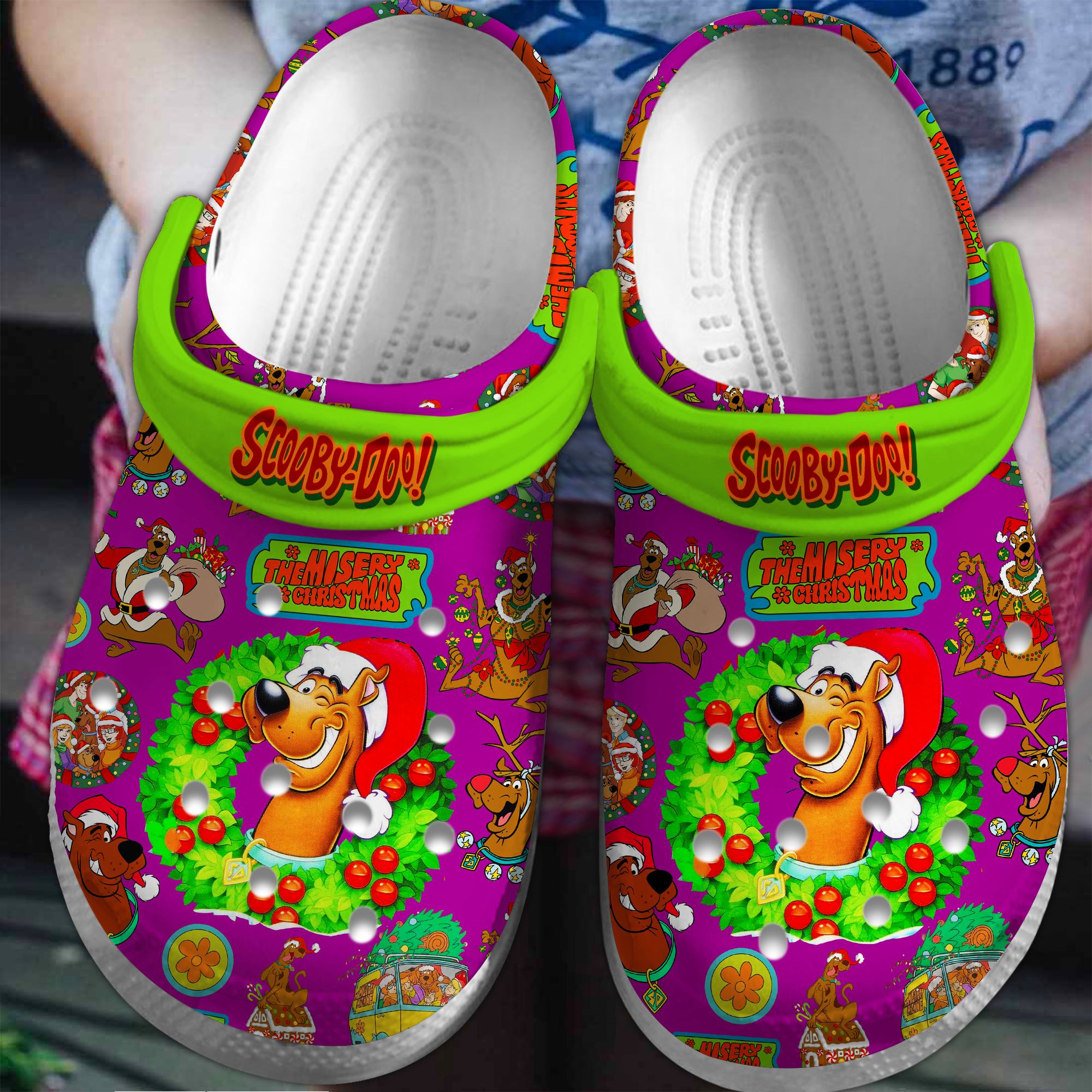 Footwearmerch Scooby Doo Movie Crocs Crocband Clogs Shoes Comfortable For Men Women and Kids