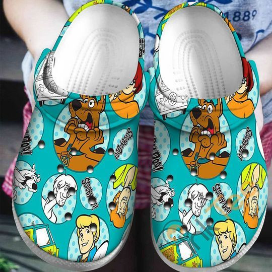Footwearmerch Scooby Doo Cartoon Crocs Crocband Shoes Clogs Custom Name For Men Women And Kids