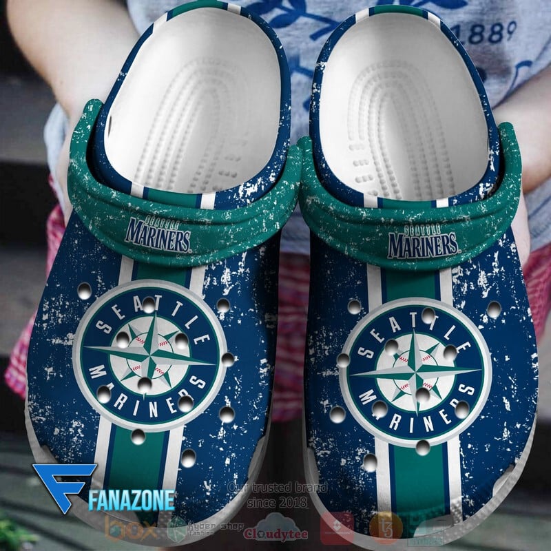 Footwearmerch Seattle Mariners MLB Sport Crocs Clogs Crocband Shoes Comfortable For Men Women and Kids
