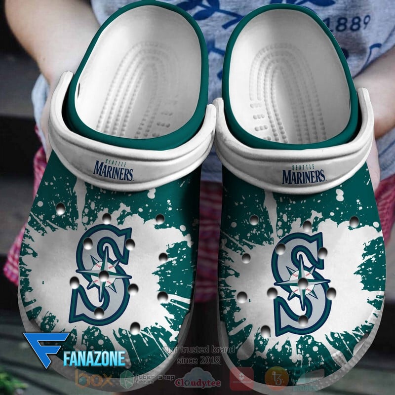 Footwearmerch Seattle Mariners MLB Sport Crocs Clogs Crocband Shoes Comfortable For Men Women and Kids